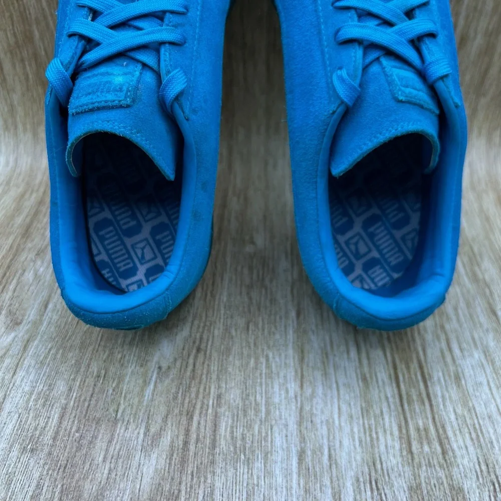 Puma Suede Classic Iced Fluo Atomic Blue Men's Size 10 Shoes Sneakers 361881-03